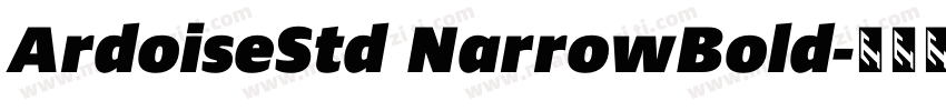 ArdoiseStd NarrowBold字体转换